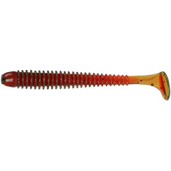 Silicone X-Fish Guddi 2.5" Motor Oil Red Flake