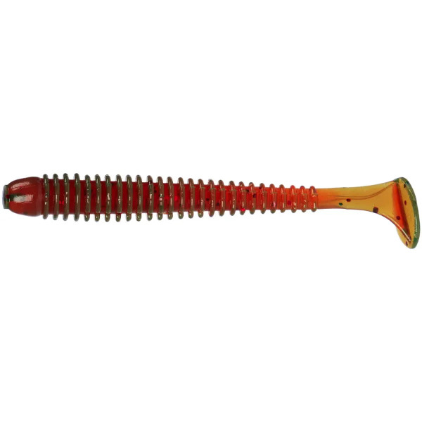 Silicone X-Fish Guddi 2.5" Motor Oil Red Flake