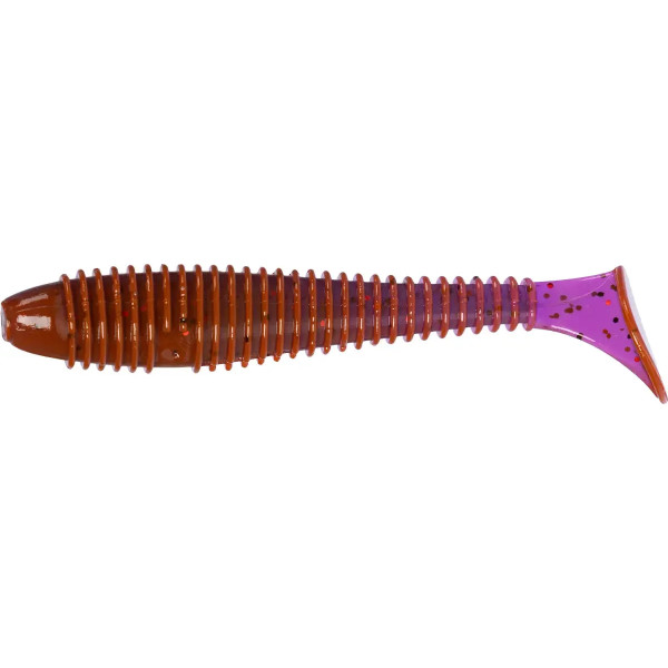 Silicone X-Fish Guddi Fat 4" Lox Red & Black Flake