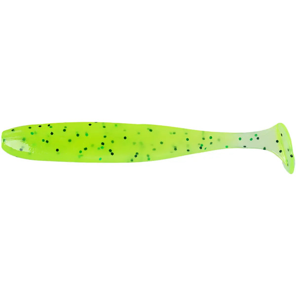 Silicone X-Fish Minnox 4" Chartreuse Green & Black Flake