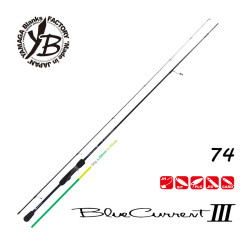 Спінінг Yamaga Blanks Blue Current III BLC-74 2.24m max 10g