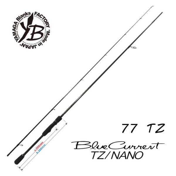 Спінінг Yamaga Blanks Blue Current Stream-Special TZ BLC-77/Tz Nano Global 2.31m 2-13g