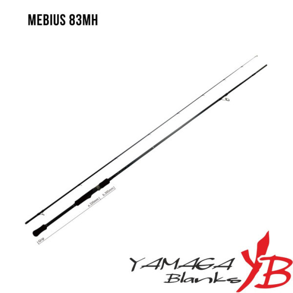 Spinning rod Yamaga Blanks Mebius 83MH 2.51m 6-35g