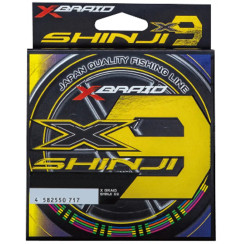 Cord YGK X-Braid Shinji X9 200m (5 Colors And Yellow/Black Marks) #0.6/0.128mm 14lb/6.3kg
