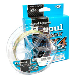 YGK Super Jig Man X4 200m 0.148mm #0.8/14lb 6.35kg 10m x 5 colors