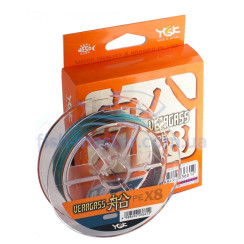 Cord YGK Veragass Fune X8 - 100m connect #2/14.9kg 10m x 5 colors