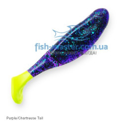 Z-Man Scented Pogyz 3" Floating Silicone (5 pcs) #Purple/Chart Tail