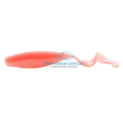 Z-Man Streakz Curly Tails 4" Floating Silicone Coconut Ice Glow 5 Pack