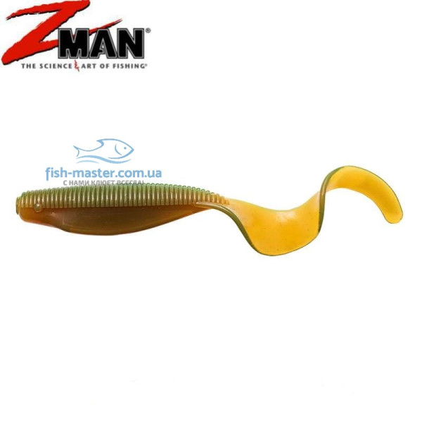 Z-Man Streakz Curly Tails 5" Floating Silicone 4-Piece #MotorOil