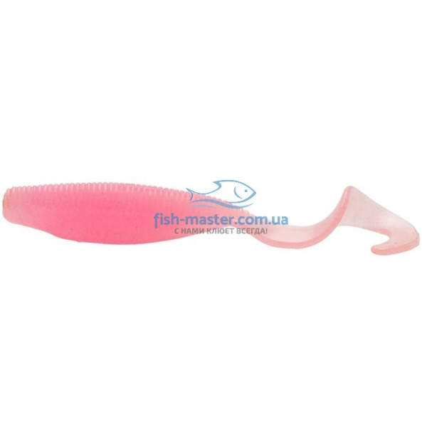 Z-Man Streakz Curly Tails 4" Floating Silicone 5-Pack #PinkGlow
